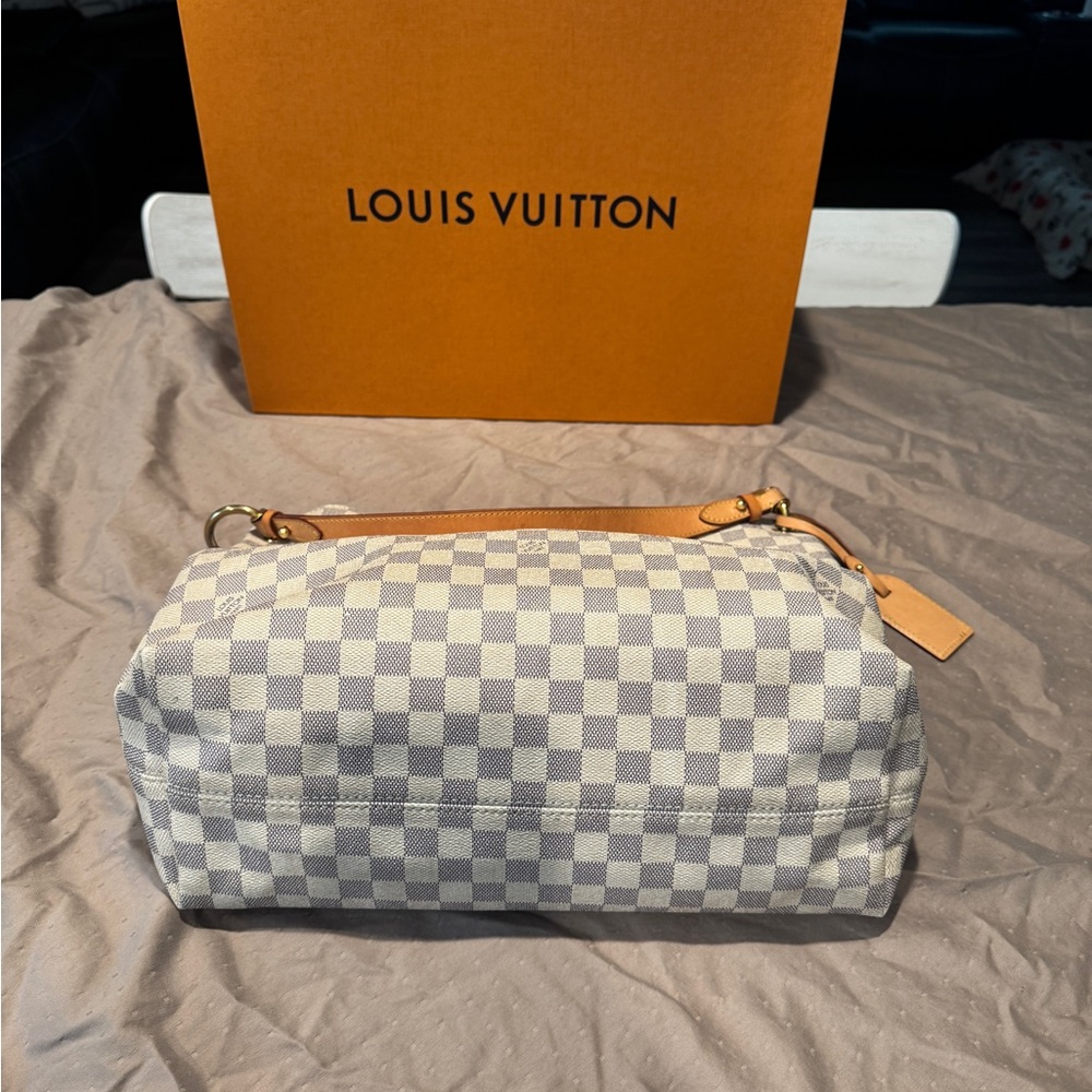 Louis Vuitton Graceful MM bag Damier Azur Canvas - Picture 6 of 10